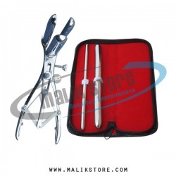 Hegar uterine dilator set 2pieces 7-8, 15-16, mathieu speculum
